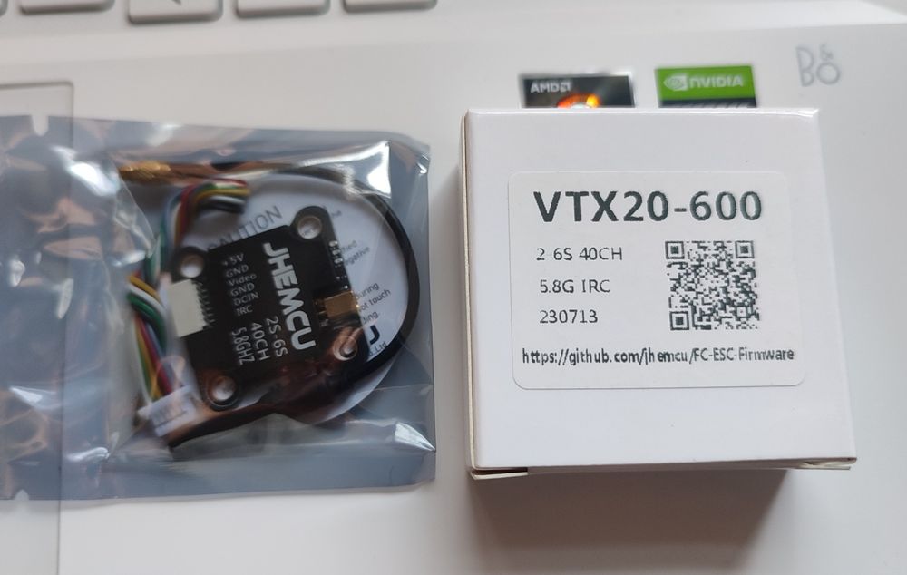 Видео передатчик JHEMCU VTX20-600 5.8G 40CH VTX