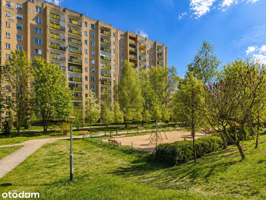 3 pokoje z dużym balkonem | 1piętro | Widok na zieleń | Zielony Dębiec
