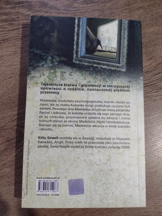 Książka triller Ślad krwi Kitty Sewell