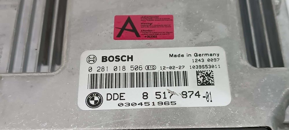 CENTRALINA DO MOTOR UCE BMW SERIE 3 LIM. (F30) 318D