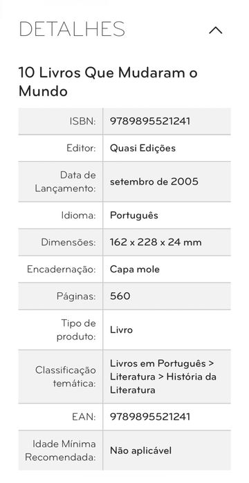 “10 Livros Que Mudaram o Mundo”