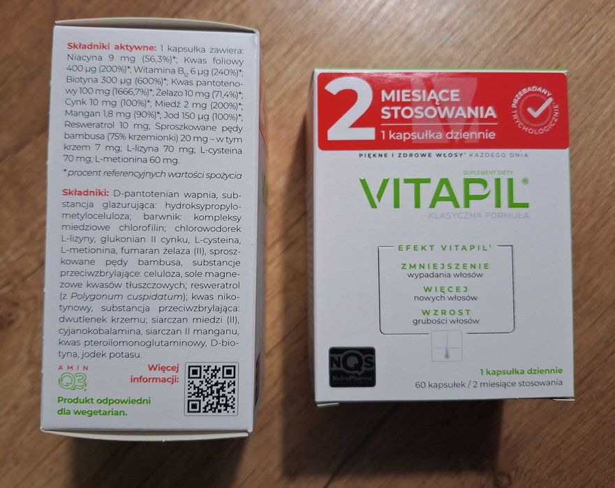 Vitapil - piękne i zdrowe włosy 60kaps. - 2op.
