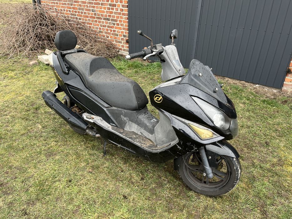 Daelim S300 s3 250 na części kokpit silnik przepustnica lagi osłony