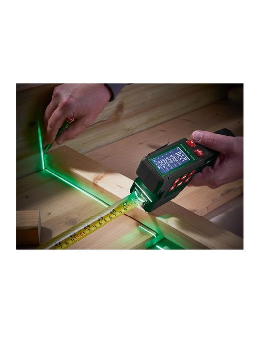 Fita métrica com laser recarregável parkside