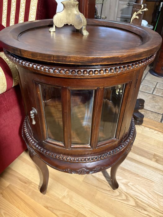 Sprzedam okrągły barek w stylu kolonialnym w kolorze palisandru :)