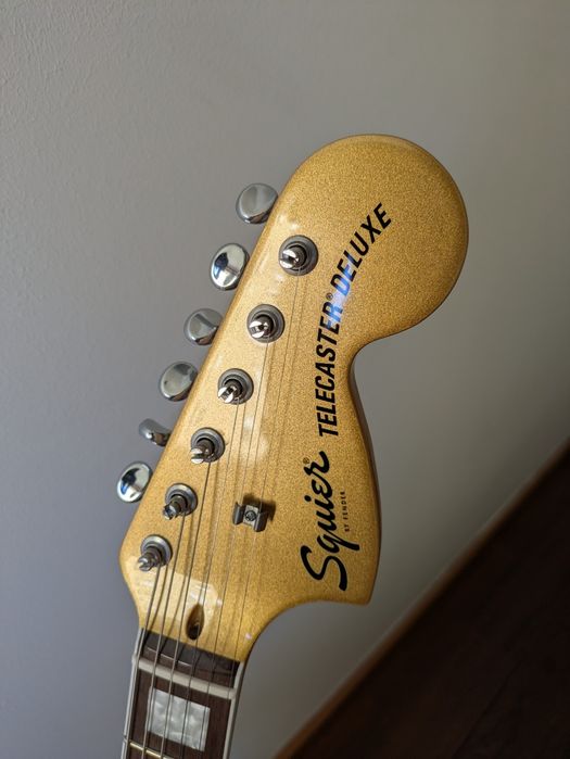 Squier Paranormal Troublemaker Telecaster Deluxe em Aztec Gold