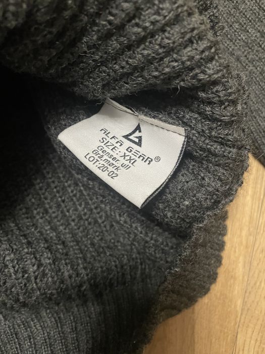 Sweter wełniany Alfa gear 2XL XXL wełna