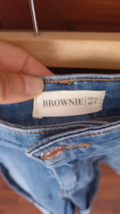 Calções de ganga Brownie M novos