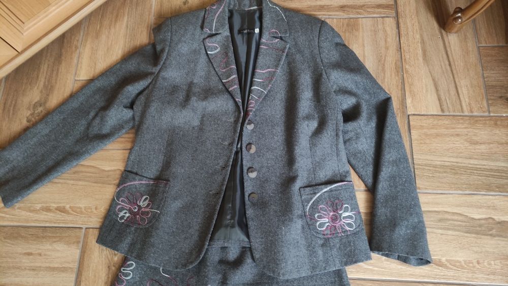 Garsonka damska żakiecik i spódnica 2 w 1 rozm xl