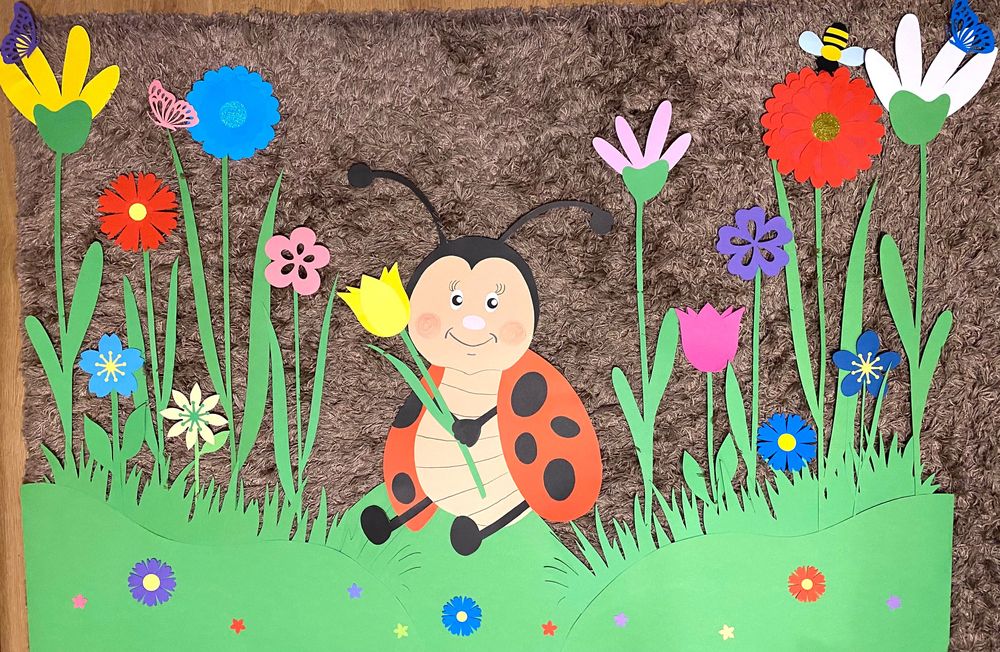 Łąka wiosenna dekoracja