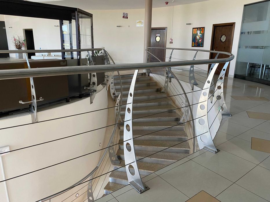 Balustrada stal nierdzewna + szkło