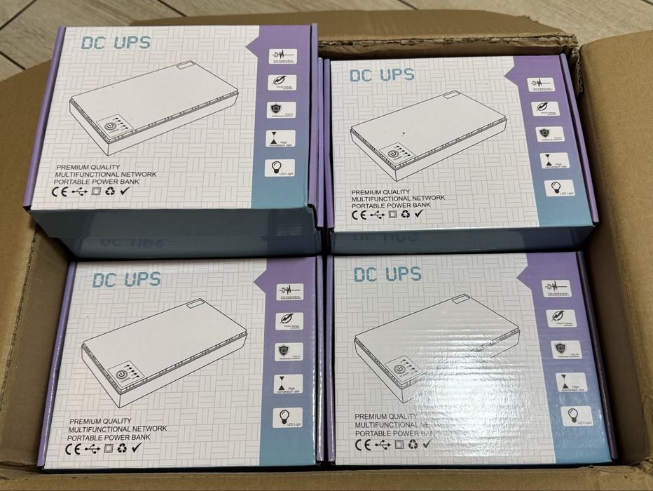 DC1036P UPS (36W, 20000mAh) 5V2A/9V2A/12V2A/POE + USB-C