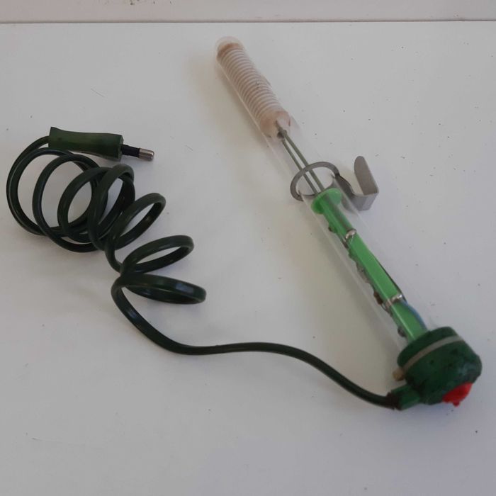 Retro Antigo Aquecedor Água Aquário 220V 18 a 30 graus Funcional