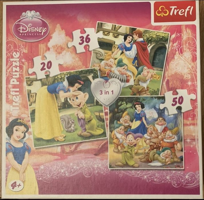 Puzzle TREFL - Śpiąca królewna i 7 krasnoludków