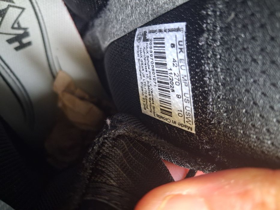 Botas militares Haix athletic fecho 42