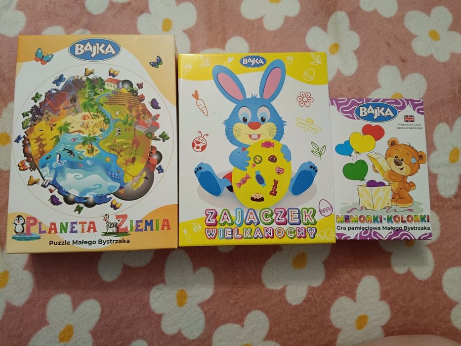 Zestaw puzzle układanka memo