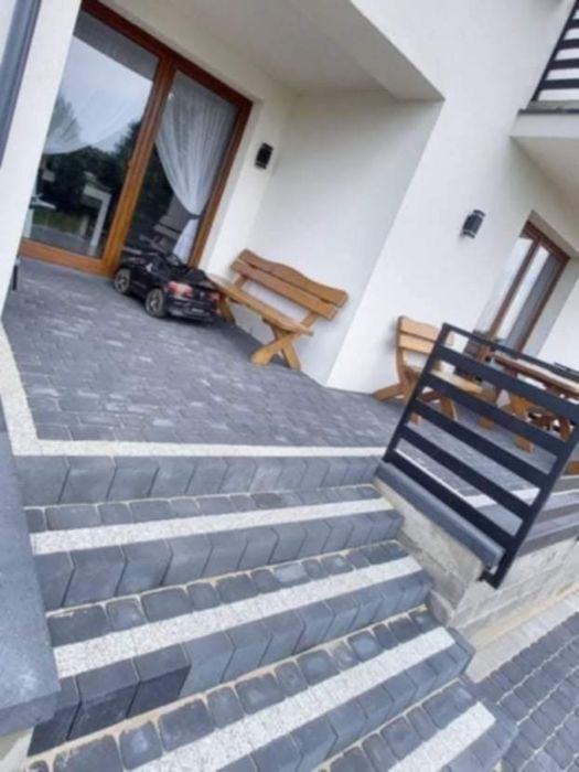 Układanie kostki brukowej i granitowej