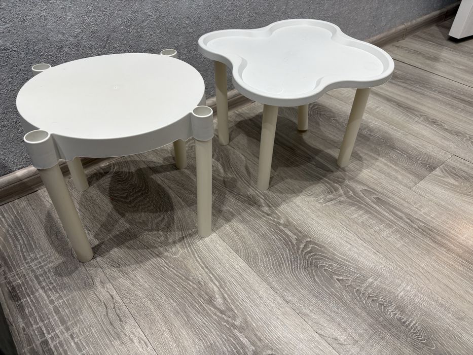 Столик журнальный белый