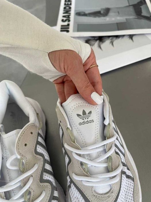 Кроссовки Женские Adidas Ozweego White/Жіночі Кросівки Адідас Озвіго/Кроссовки адидас Озвиго