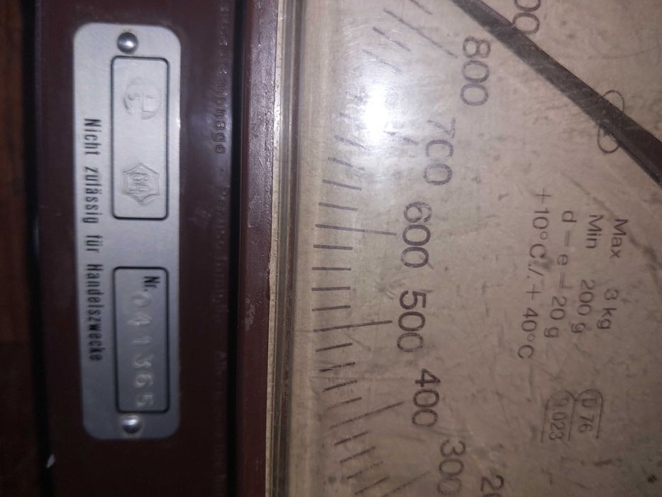 Waga wisząca Soehnle z czasów PRL, do 3 kg