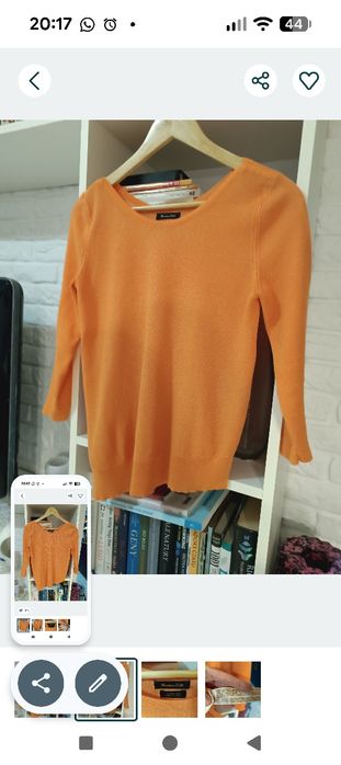 Asymetryczny sweter Massimo dutti