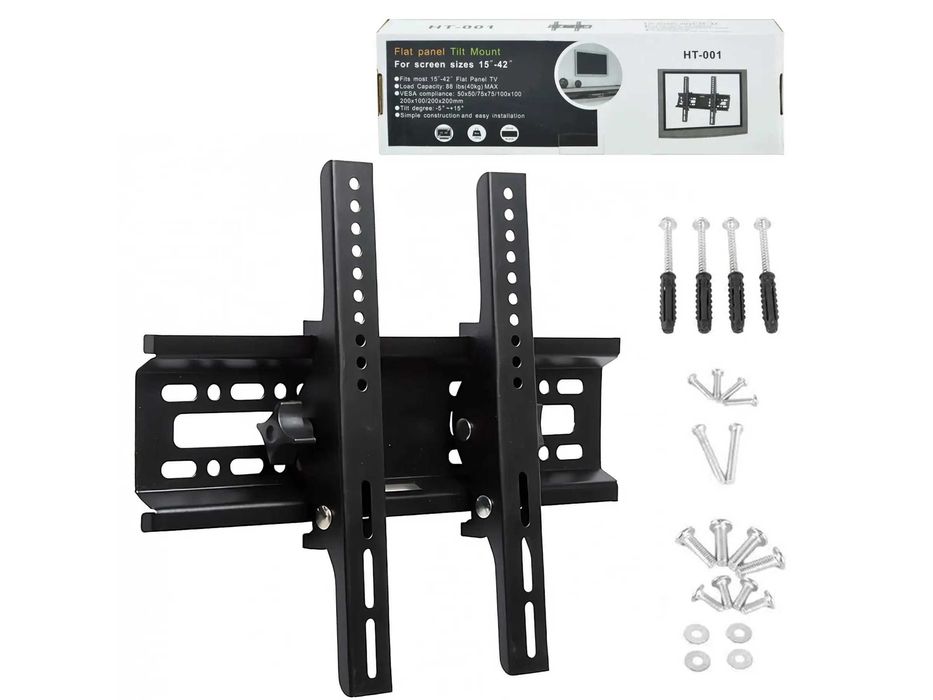 Крепление для телевизора на стену HT-001 крепёж ТВ на стену 15"-42"