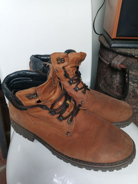 Ботинки мужские кожаные