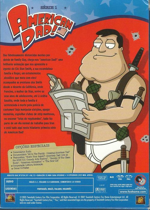 American Dad!: Série 1 (3 DVD)