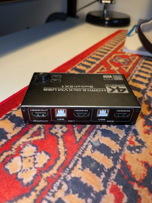 Przełącznik KVM Pawonik JL-4K0201K