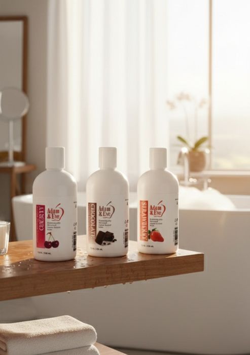 Лубрикант со вкусом Adam Eve 350ml. При купівлі 2шт., 3 в подарунок.