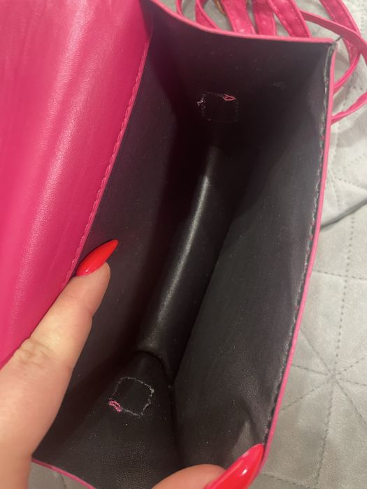 Малинова сумка маленька