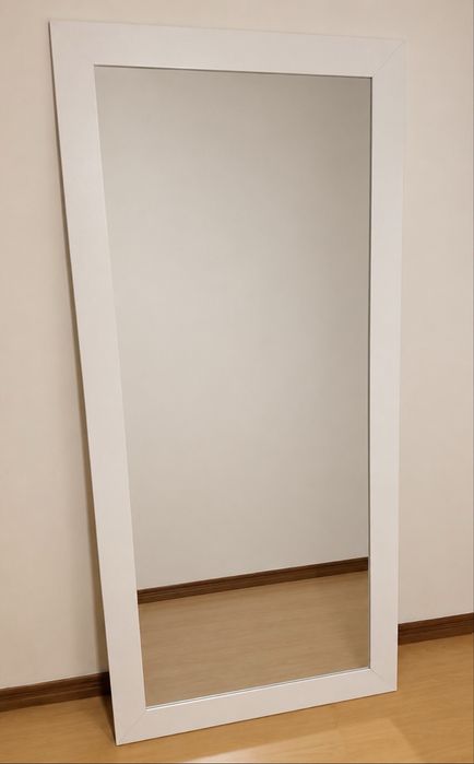 Espelho de Corpo Inteiro 87x187 cm – Moldura Branca