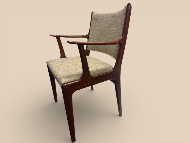 Duńskie krzesło mid-century modern Johannes Andersen Uldum Møbelfabrik NAJTANIEJ W EU
