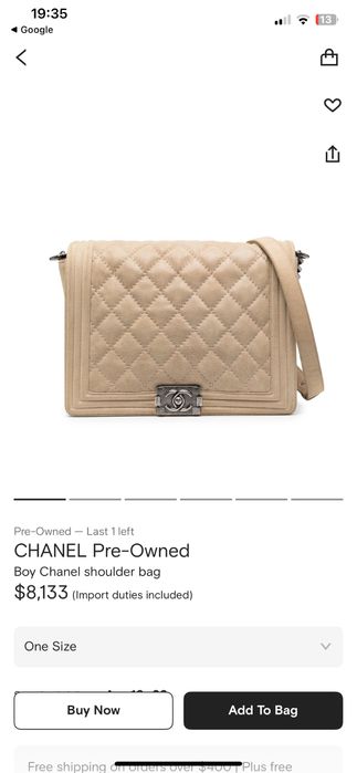 Сумка CHANEL  boy Chanel shoulder bag