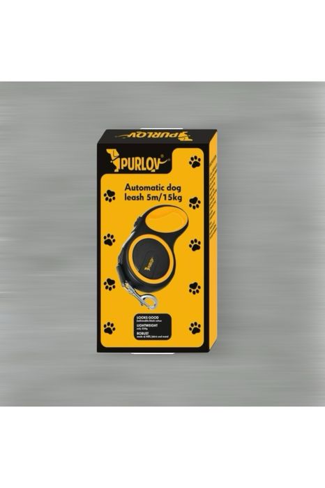 NOWA Smycz automatyczna 5m dla psa – wytrzymała, cicha do 15kg