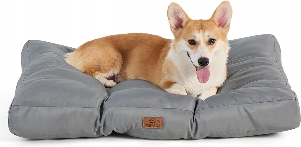 Bedsure legowisko ortopedyczne dla psa szary 70 cm x 50 cm