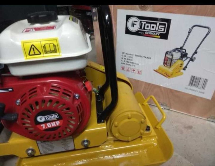 ENTREGA GRÁTIS todo o país Placa vibratoria compactadora gasolina