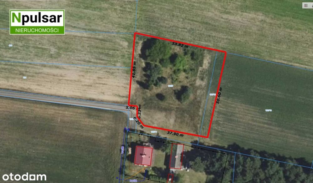 Działka budowlana ok. 25,5 ara – Rzędów, blisko lasu - Widok 5