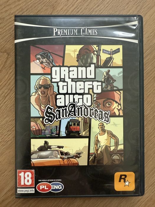 Gra na PC GTA San adreas wer Premium wersja angielska ENG