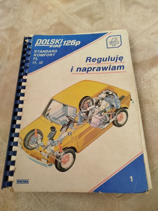 Książki do naprawy  Fiata 126p i UNO