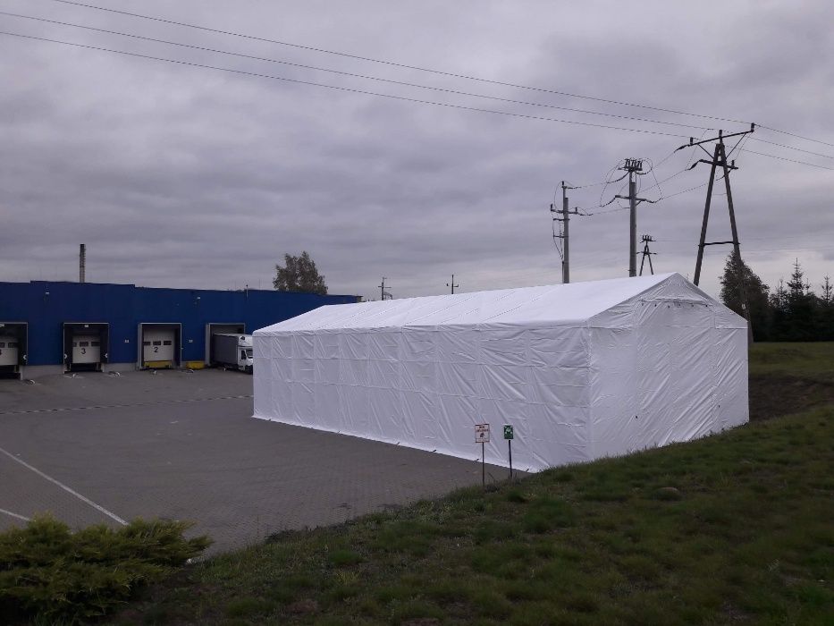 Namiot magazynowy WINTER SFR 4x8m 3m HALA namiotowa całoroczna MTB 48h