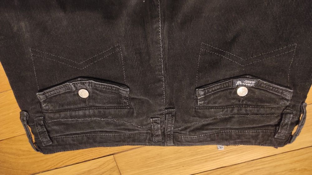 Sztruksy Armani jeans rozm. 27