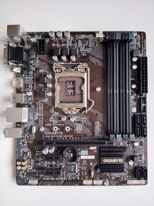 Gigabyte GA-B250M-DS3H, LGA 1151, DDR4, USB 3.1, SATA III, M.2