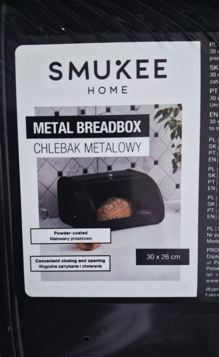 Chlebak metalowy
