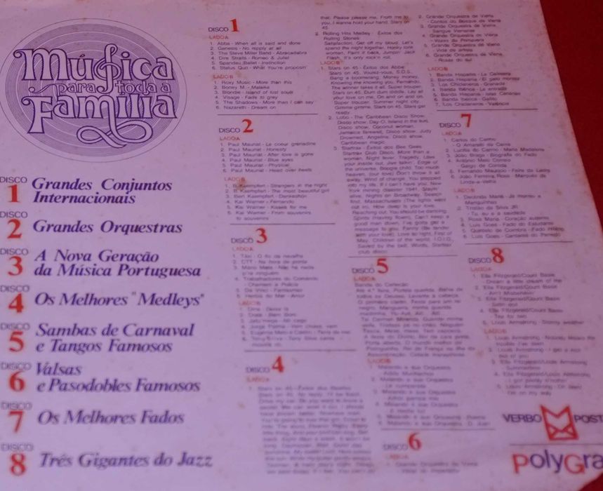 Discos Vinil - Música para toda a Família (10 LP)