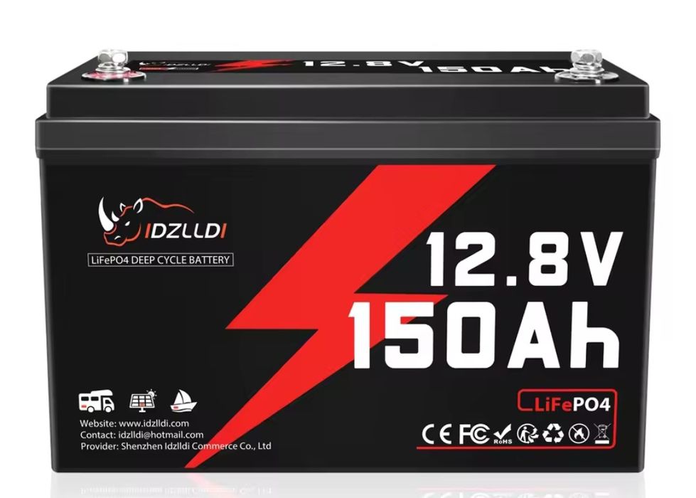 Akumulator lifepo4 HUMSIENK 12V 150ah 160Ah BMS Kamper Łódź  160 Ah 150A