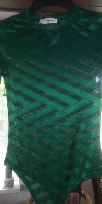 Bluzka body zielone  NOWE, rozmiar xs/ s
