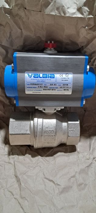 Кульовий кран з пневмоприводом 2"