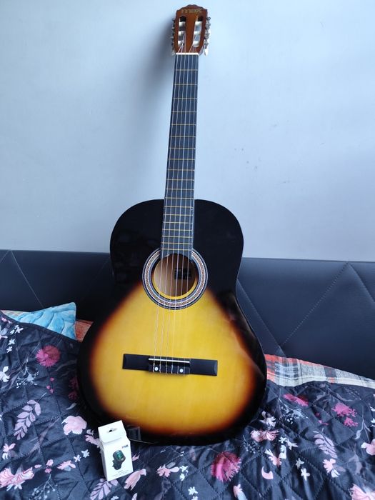Gitara klasyczna MAX 4/4 + tuner+ pokrowiec