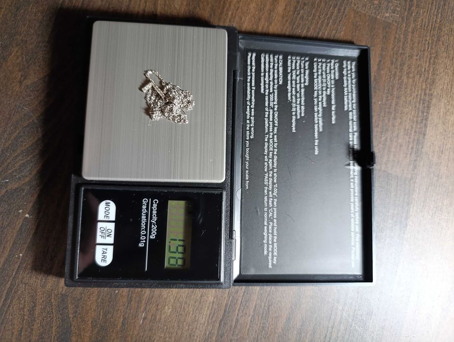 Ланцюжок срібний 925 проба